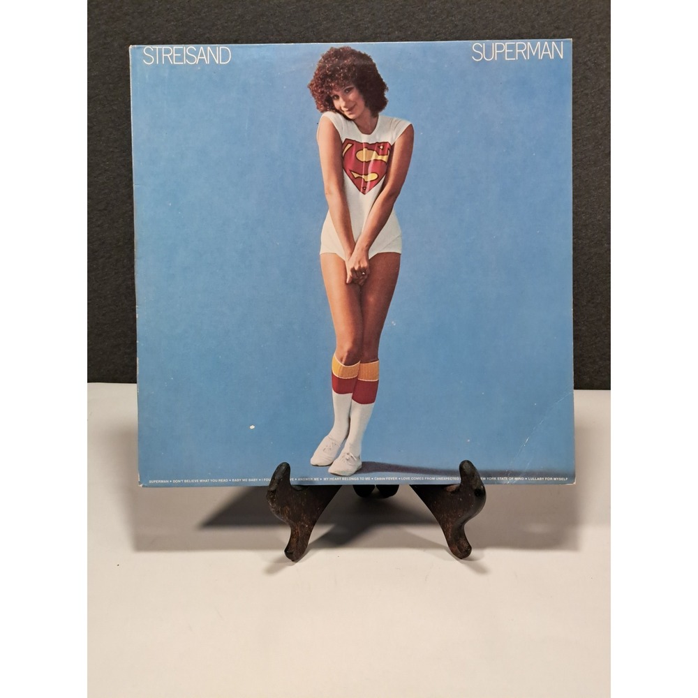 Barbra Streisand Superman Vinyl LP 1977 Columbia JC 34830 Gatefold Pop Rock